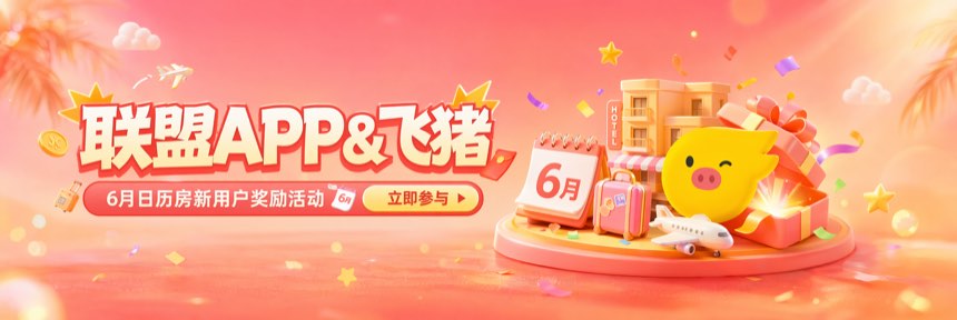 618 · 业务自产 · 联盟 App × 飞猪 · 2808×936