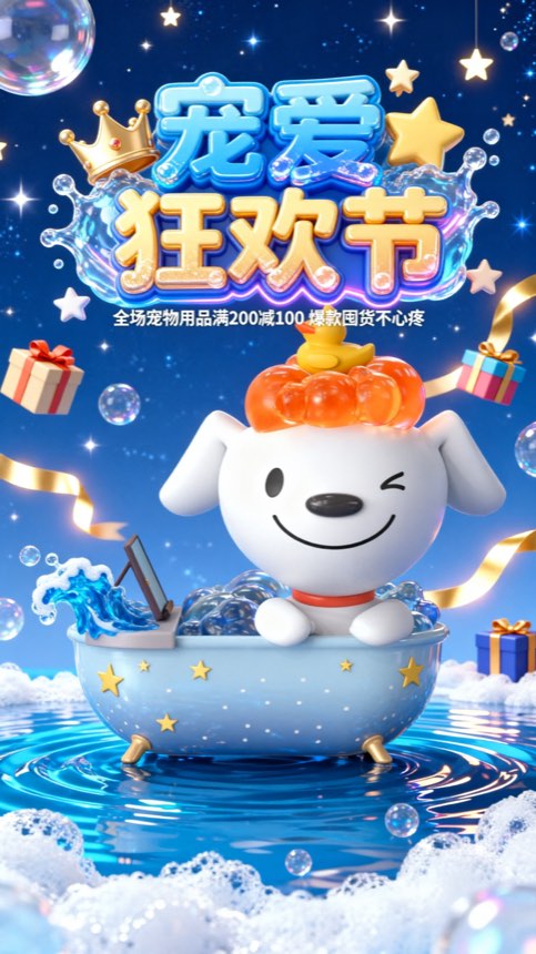 同素材 · 尺寸 · 宠爱狂欢节 · 9:16 竖版